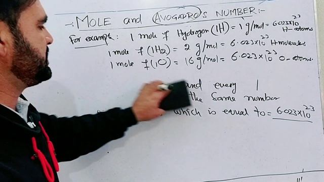 Lecture#2 Mole and Avogadro's number and Mole calculations||Chapter#stoichiometry ||