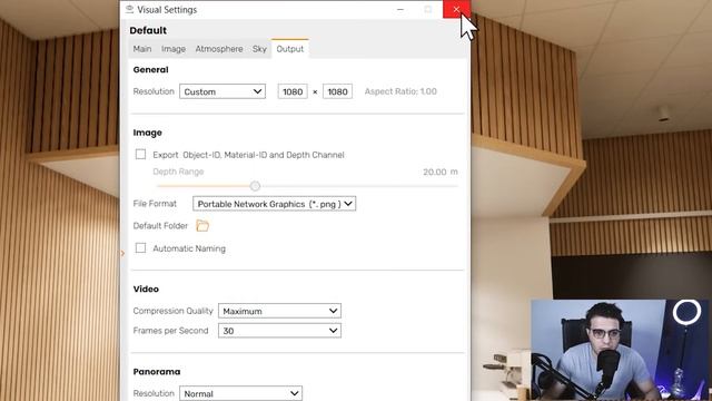 Custom Render Size in Enscape- Enscape Safe Frame