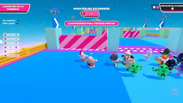 👑Ganando La corona En fall guys con una loli👑
