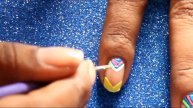 Tribal neon summer nail design by Beyonceesha (video 52)