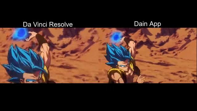 Comparison Between DaVinci Resolve Optical Flow and DAIN-APP