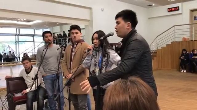 Дети в ритме мира. Юнеско.Темирбекова Айгерим и группа Меццо.