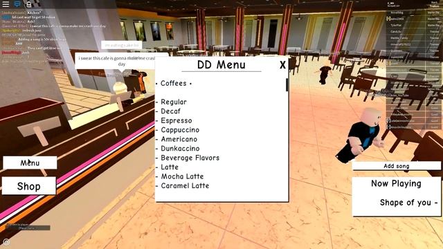 ROBLOX Trolling Dunkin' Donuts V5 (NEW CAFÉ)