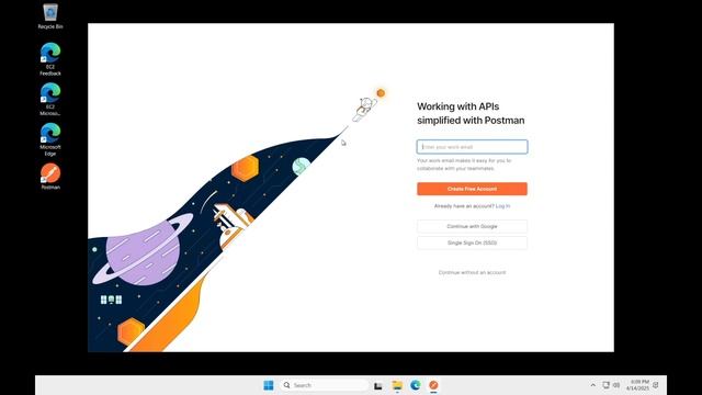 Установка Postman под Windows.