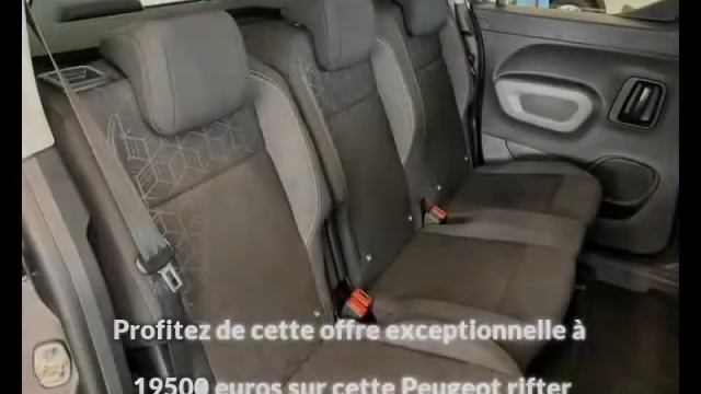 Peugeot rifter Diesel occasion à 19500 euros