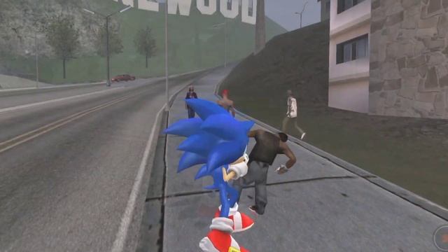 Mod de Sonic con Superpoderes para GTA San Andreas Android