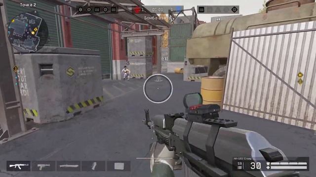 Warface. Играю с АК-103 с золотыми модами. Имба? #warface #моды #ак103