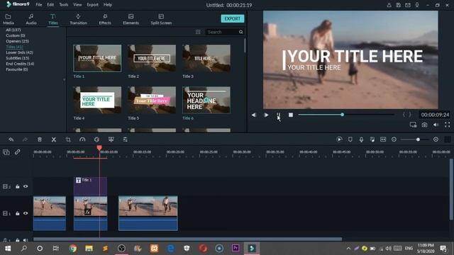 how to make background blur text effect in filmora 9