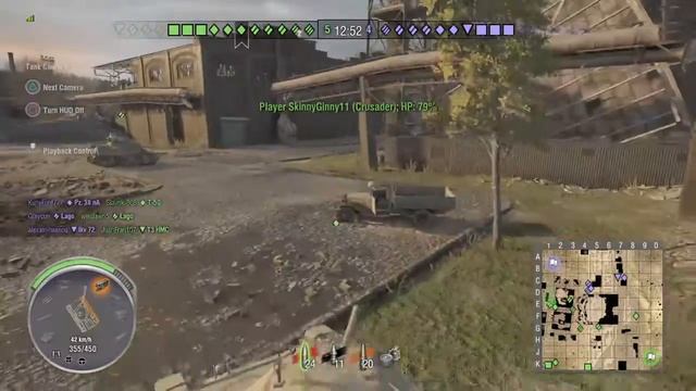 World of Tanks top gun in a Crusader
