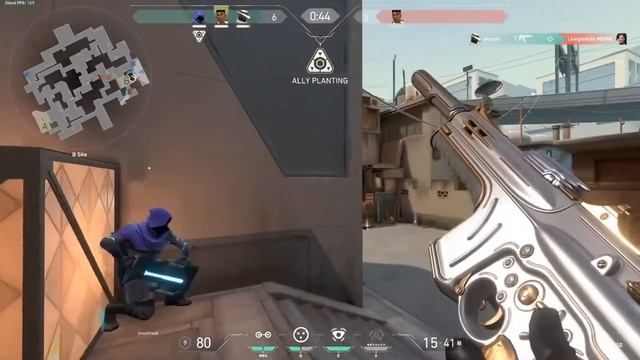 Valorant - Spectre Luxe Skin Level 4 Gameplay