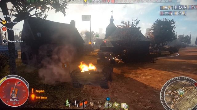 One of the most heartbreaking engine fires (World of Tanks Console)