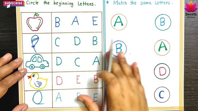Pre-Nursery English Worksheet || Playgroup Worksheet