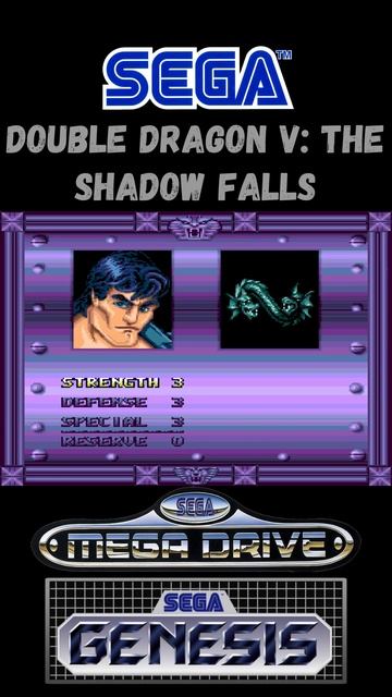 Double Dragon V: The Shadow Falls | Sega Mega Drive (Genesis).