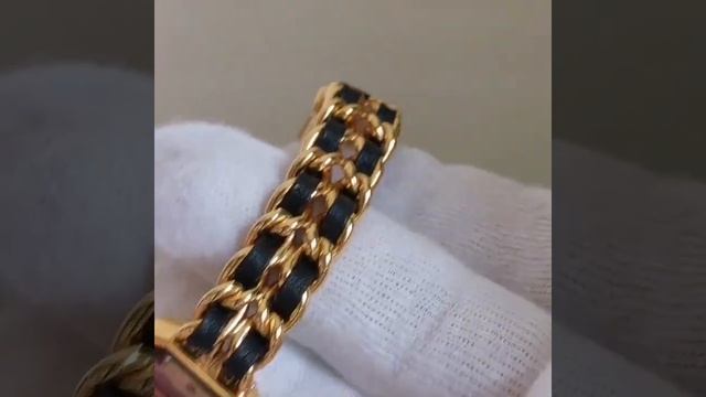 Chanel H0001 🎀實拍🎀香奈兒首映系列premiere手錶M尺寸方糖腕錶~二手（8.8.成新