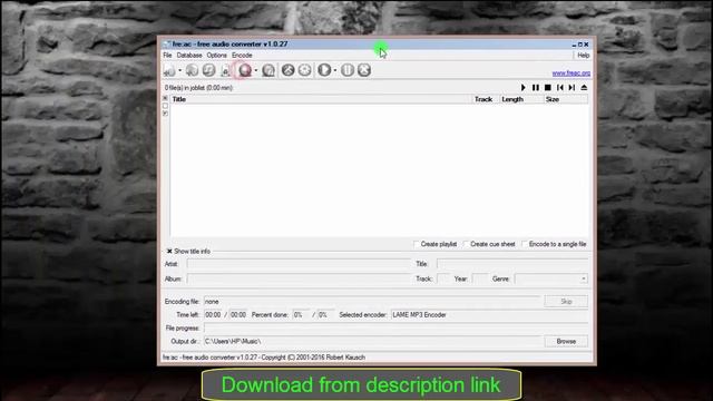 Freac  1.0.27