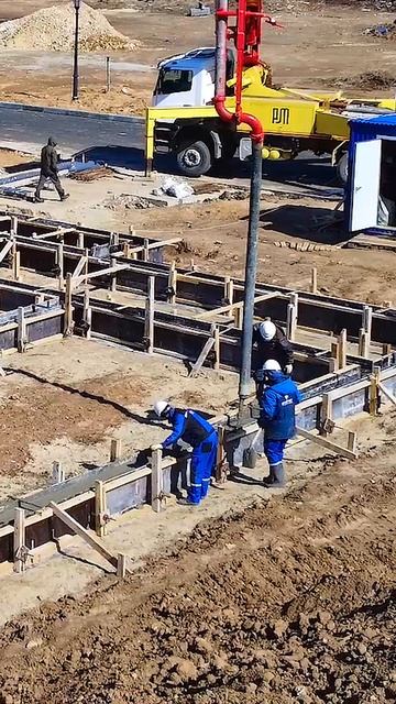 Новая стройка, новый фундамент, новый дом 430м2 #инбриг #строительстводомов