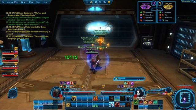 SWTOR Arena 15-02-23 Merc (tank-healer games are long but good for stat padding)