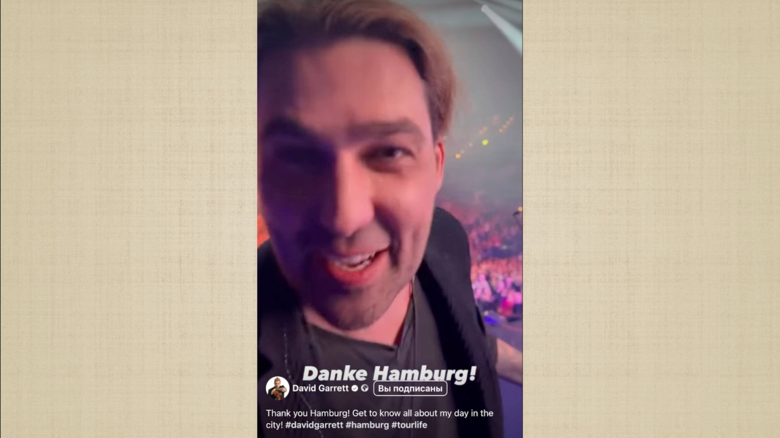 David Garrett - Millennium Symphony World Tour - Behind the scenes