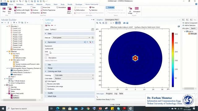 || COMSOL SIMULATIONS || || Microstructured optical fibers|| || PCF || [Part - 3/4]