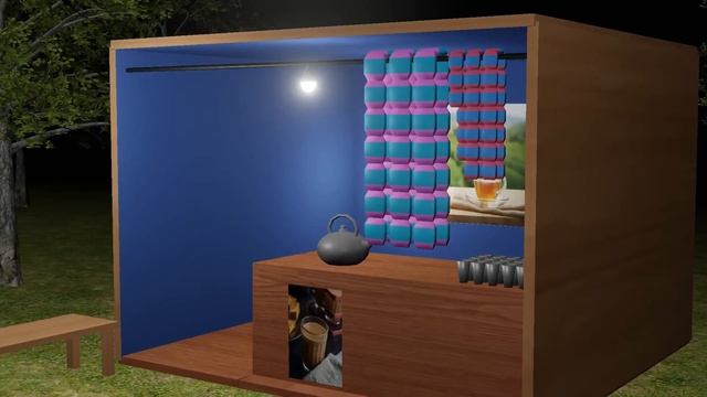 Tea Shop 3d Model | Blender | CGS CREATORS