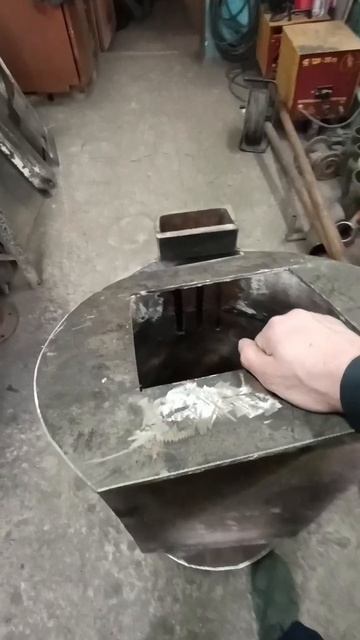Новая печь в лесную хижину