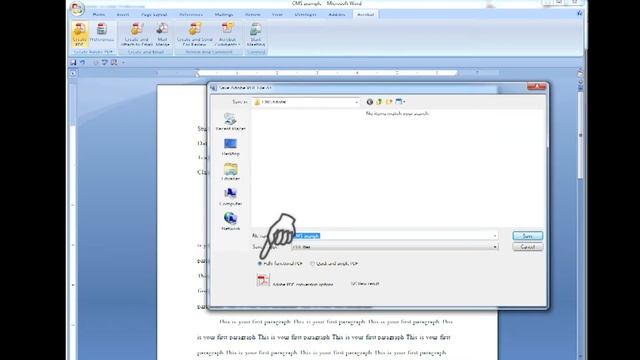 Adobe Acrobat - How to make a PDF from a Word doc Tutorial