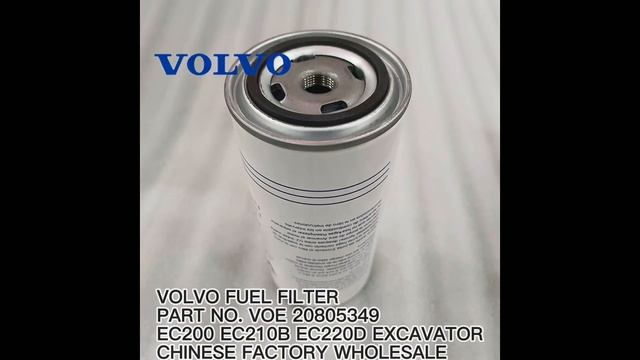 HOT SALE VOLVO EXCAVATOR VOE 20805349 FUEL FILTER VOE20805349 FOR EC200 EC200B EC210B EC230B EC235C