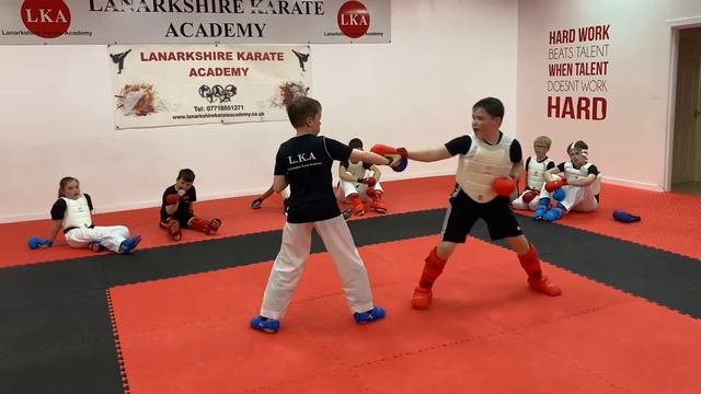 Lanarkshire Karate Academy - Junior competition squad - 9th June 2022 - Kicking drills