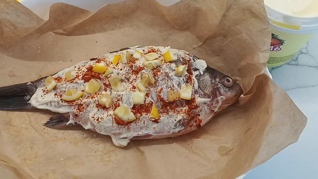 Дёшево и очень вкусно Карась в духовке с картошкой Готовим вкусно рыбу