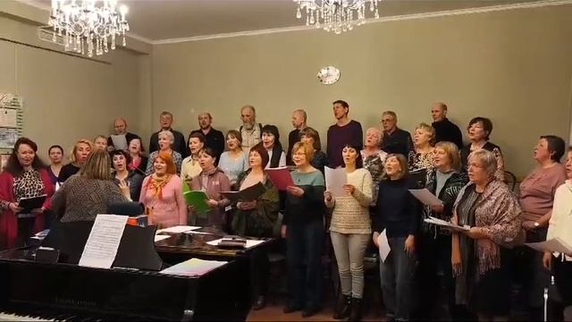 В этом хоре поёт моя ученица Елена