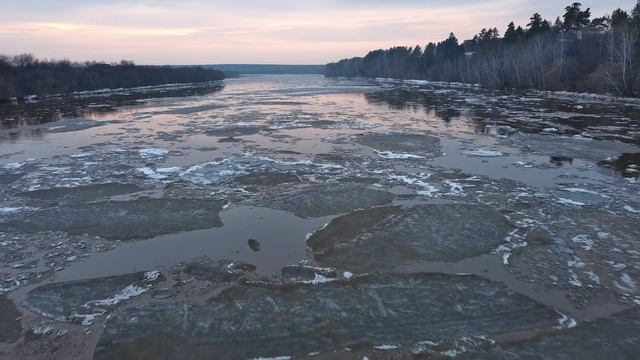река Бирюса 14.04.2025год