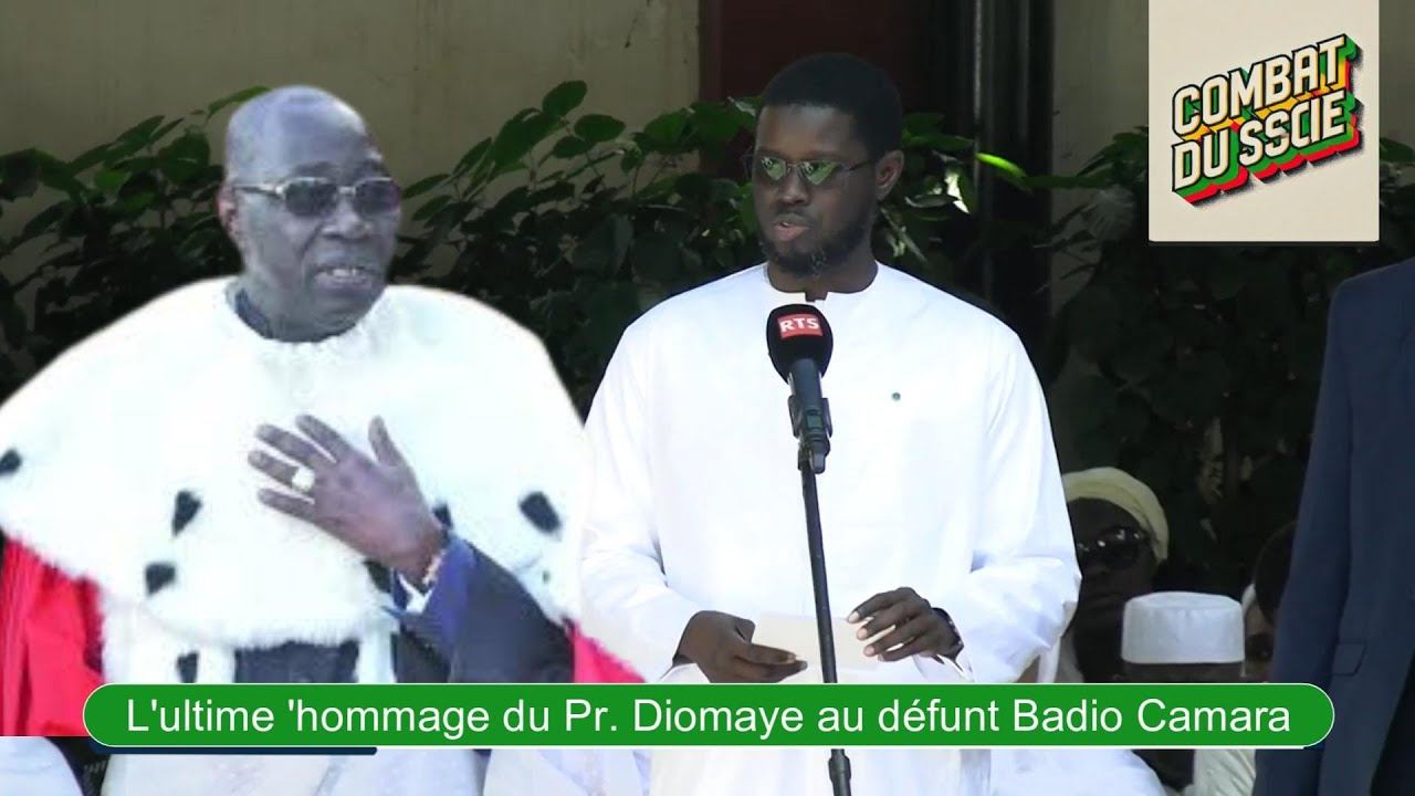 Le Président Diomaye Faye fait Ultime 'hommage du Pr. Diomaye au défunt Badio Camara