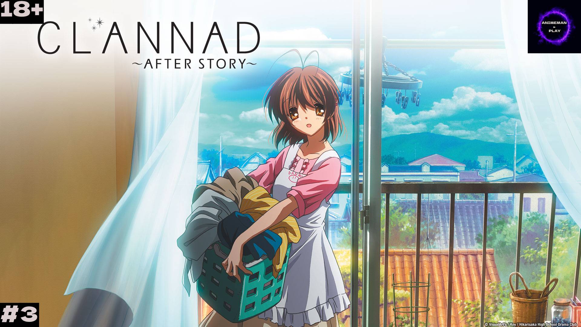 🔵CLANNAD🔵Прохождение🔵НЕУДАЧНЫЙ РОМАН С МИСАЭ ТЯН🔵#3🔵PC🔵