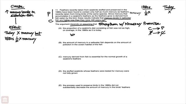 June 2007 LSAT LR2 Q11