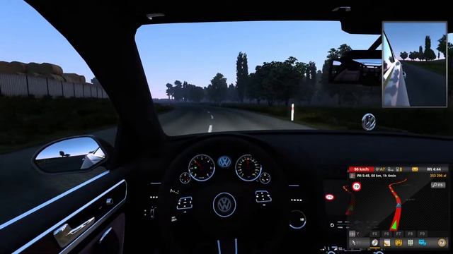 ETS2 Volkswagen Touareg 7P V2 1.43. Test Drive (260 km/h)!