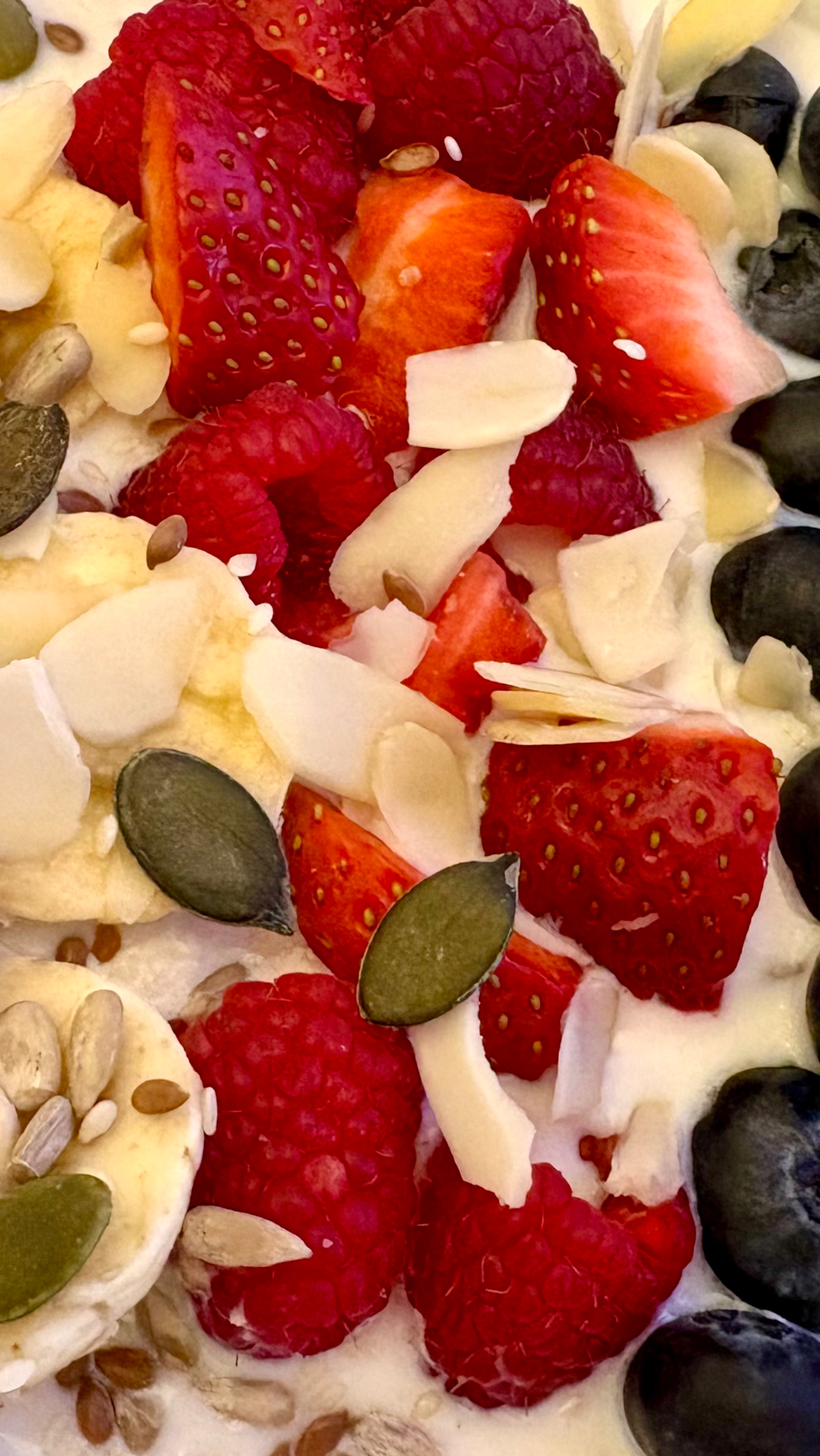 Холодная овсянка с ягодами и фруктами 🫐🍓🍐