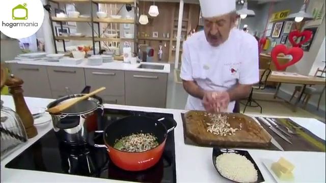Receta de risotto de champiñones - Karlos Arguiñano