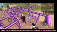 Best parkour map for Craftland custom || Free Fire || Parkour Map ||