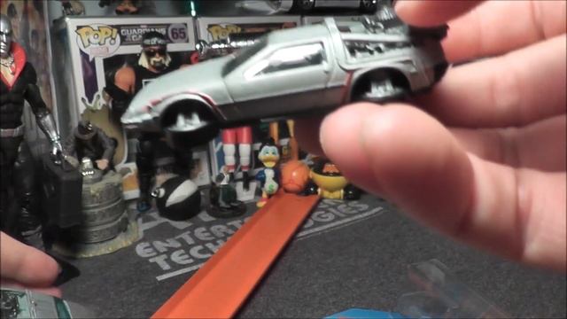 Back To The Future Time Machine in Hover Mode DMC DeLorean 2024 Hot Wheels Review