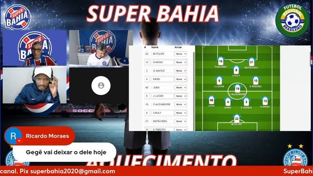 🔥 AQUECIMENTO | PRÉ-JOGO | BAHIA vs CRB na COPA DO NORDESTE - 2024