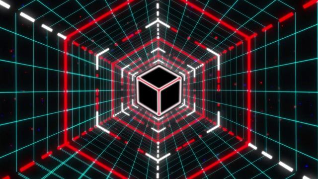 3D Cube Tranc Music
