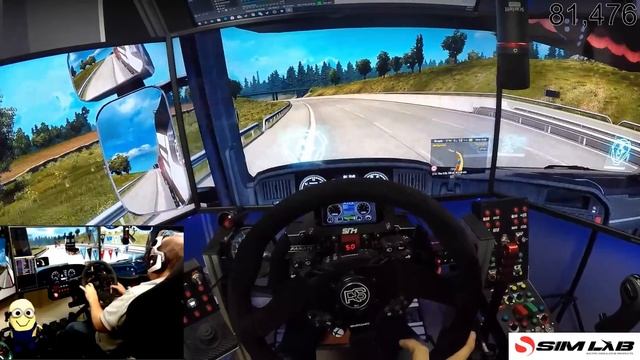 euro truck simulator 2 (Armstrong haulage) DAY 51 /with dad