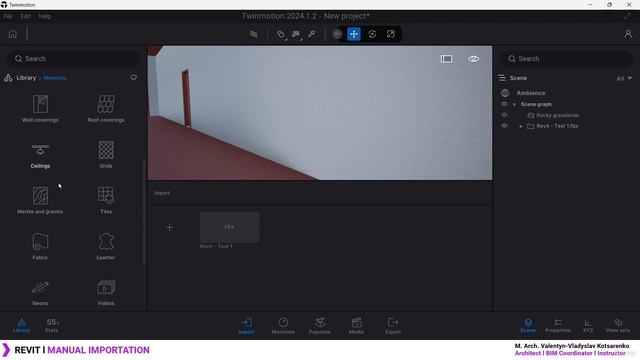 4.9 -Revit l Ручной импорт