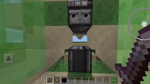 Working tank in minecraft