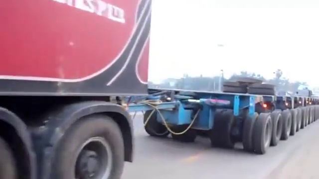 Супер длинный прицеп