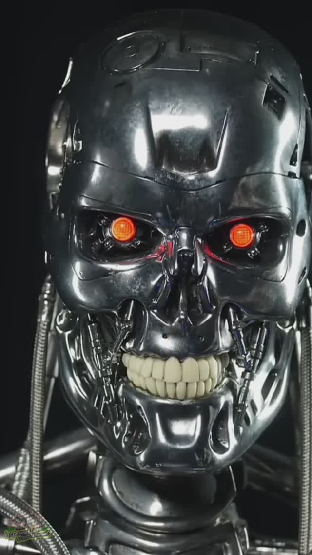 The terminator is glowing