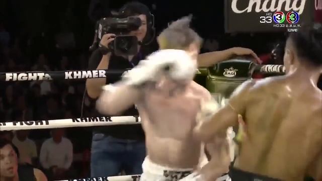 Khim Dima VS Dmitrii Mordvino -  KHMER Thai fightt  25  Nov 2017 x264