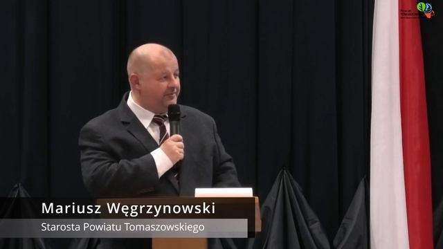 Wypowiedź Mariusza Węgrzynowskiego – Starosty Tomaszowskiego. Pożegnanie klas maturalnych w ZSP 1
