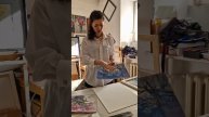Как оформить картину масляной пастелью рассказывает Ольга Гусева