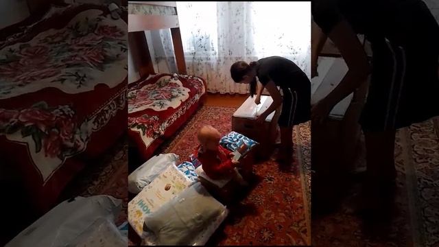 Материальная помощь многодетной семье Туровых из республики Адыгея